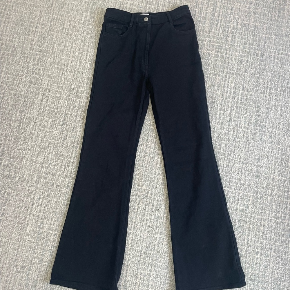 Aritzia Wilfred Free Black Flare Jeans